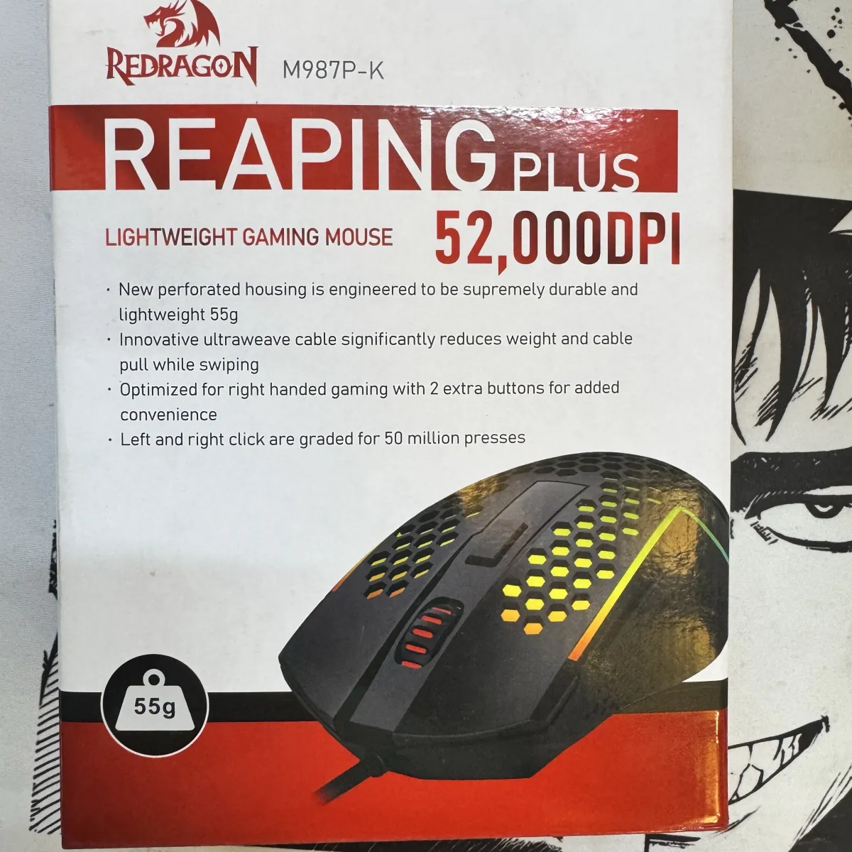 gaming mouse Redragon reaping m9870-k DPI 52000