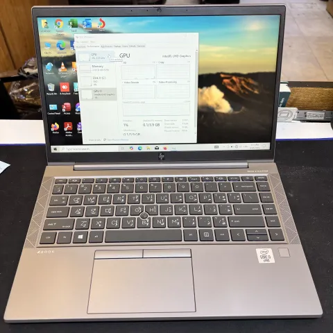 Hp zbook G7 14 ci5 10th ram 8 ssd 256 14”FHD