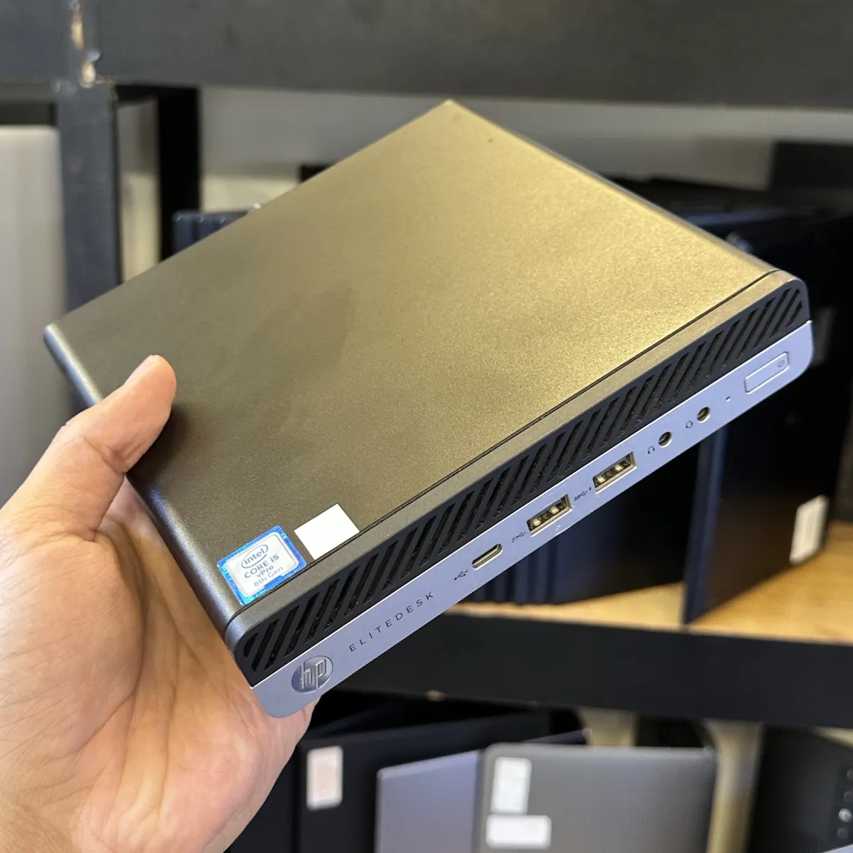 mini case hp ci5 8th ram 8 ssd 256
