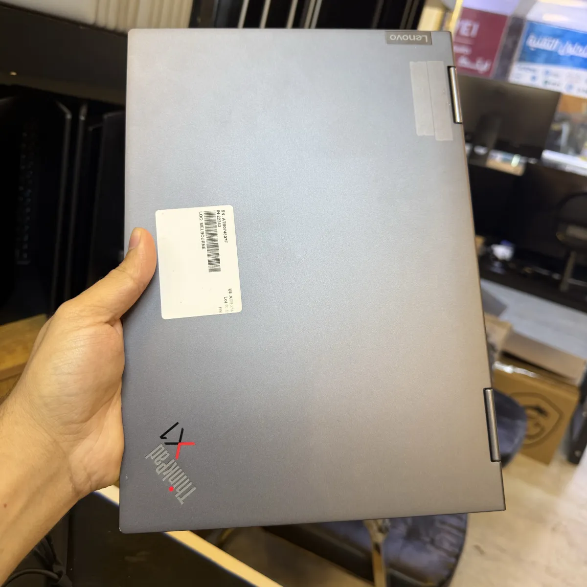 Lenovo thinkpad x1 yoga gen6 ci5 11th ram 16 ssd 256 14” x360 قلاب ولمس وقلم