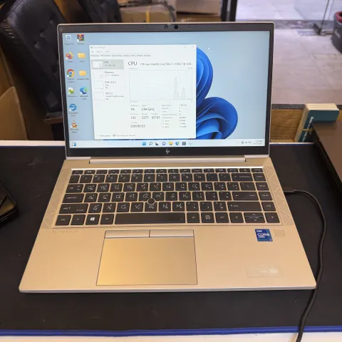 hp 840 G8 ci7 11th ram 8 ssd 256 14” FHD