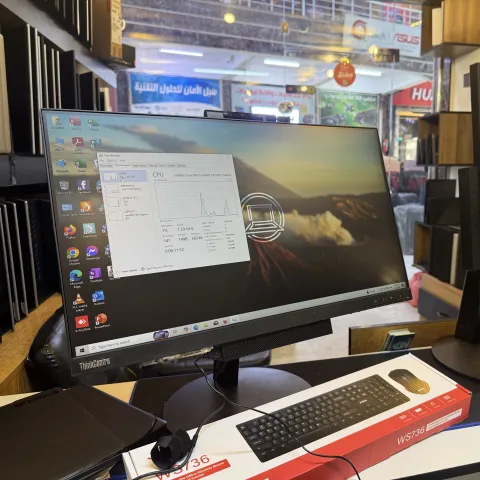 LENOVO AIO THINKCINTER CI5 6th ram 8 ssd 256 24” FHD